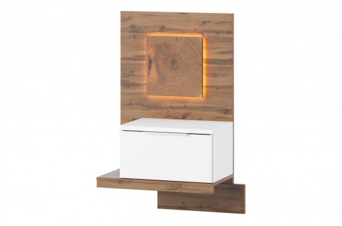 Тумба LIVORNO 68 SZYNAKA дуб Вотан / білий